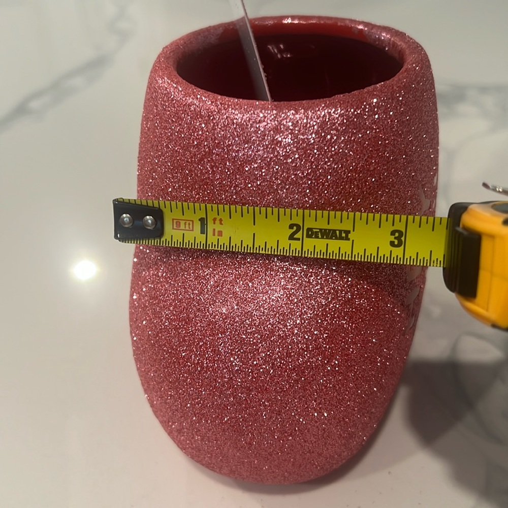 Cute💕💄pink glitter HEY BABE. BRUSH HOLDER! - Picture 15 of 16